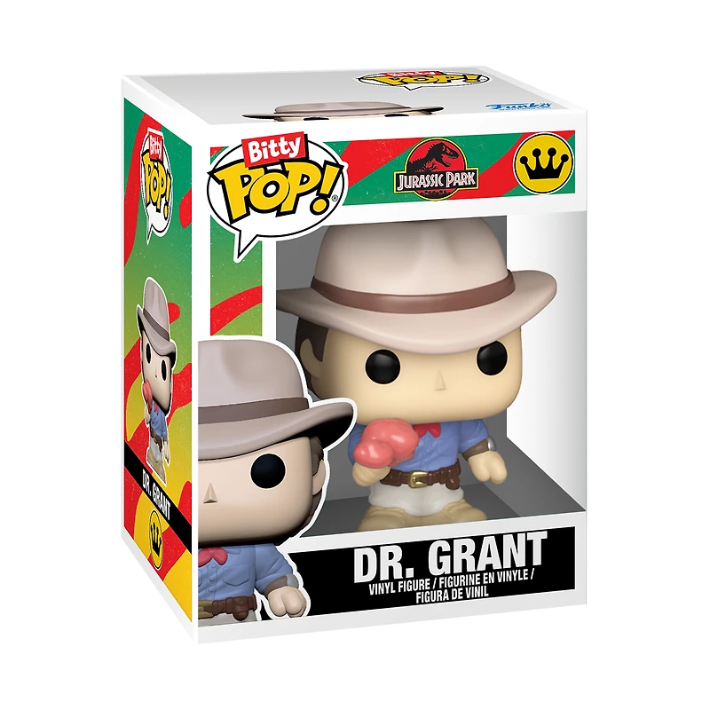 Funko Bitty POP! Ride: Jurassic Park Ride Dr. Alan Grant and Jurassic SUV Vinyl Figure Set