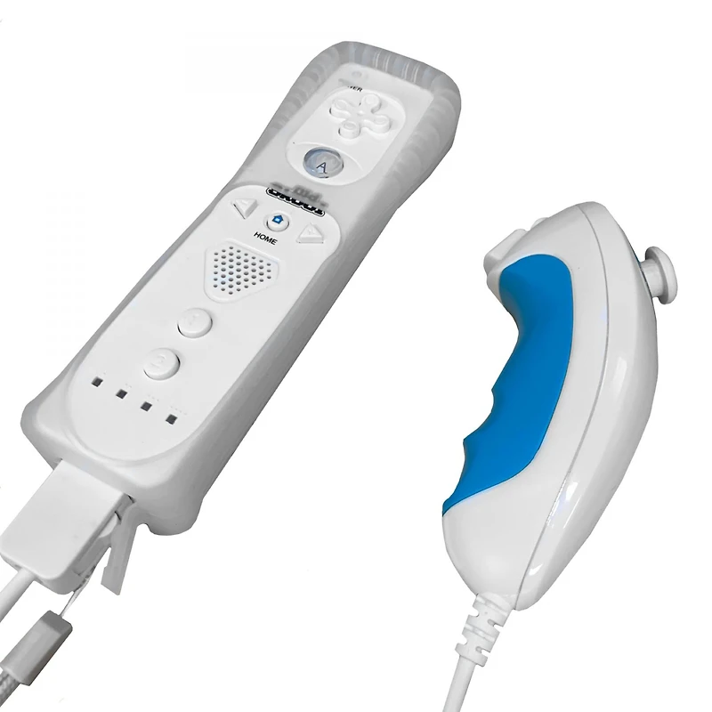 Old Skool Wii Remote and Nunchuck Controller Combo for Wii and Wii U