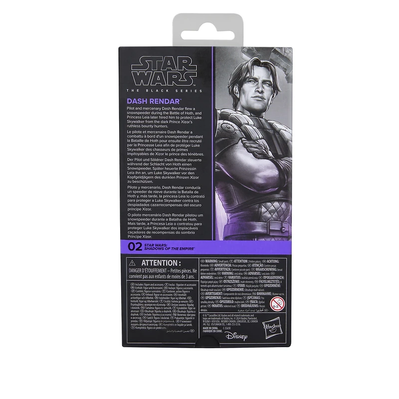 Hasbro Star Wars The Black Series Dash Rendar (Shadows of the Empire) Premium 6-in Action Figure