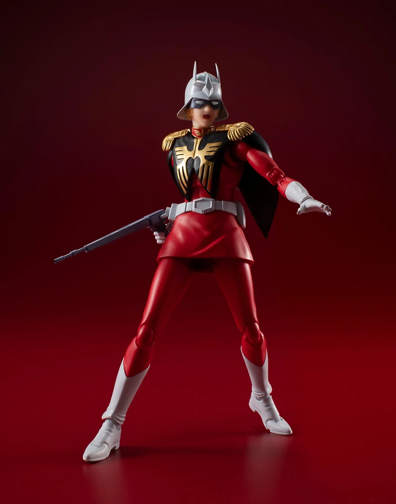 Bandai Mobile Suit Gundam Tamashii Nations S.H.Figuarts Char Aznable 8.3-in Figure
