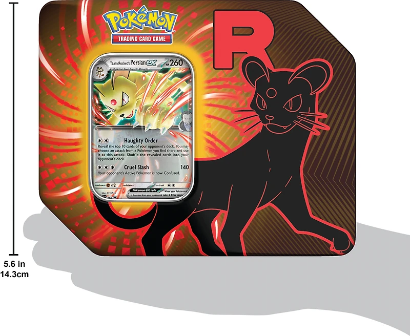 Pokemon Trading Card Game: Team Rocket Tin (Styles May Vary)