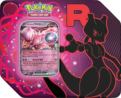 Pokemon Trading Card Game: Team Rocket Tin (Styles May Vary)