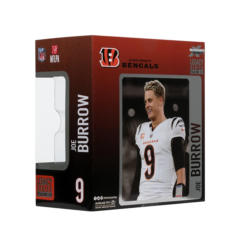 McFarlane Toys SportsPicks NFL Series Cincinnati Bengals Joe Burrow (Alternate Jersey) 7-in Figure