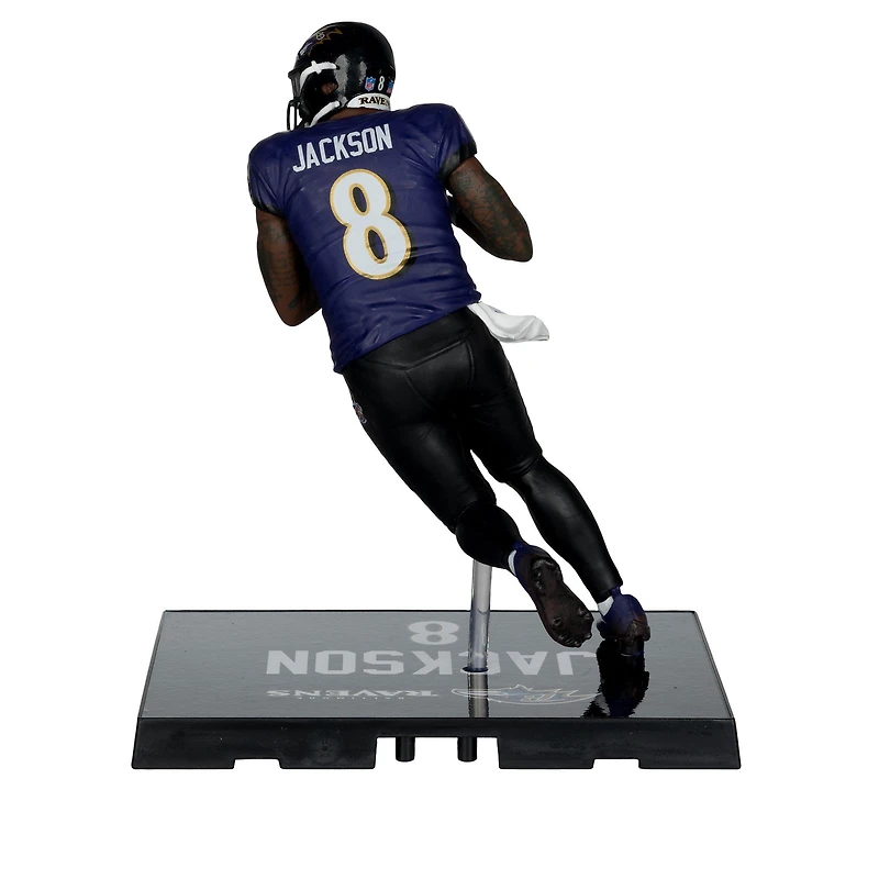 McFarlane Toys SportsPicks NFL Series Baltimore Ravens Lamar Jackson (Alternate Jersey) 7-in Figure