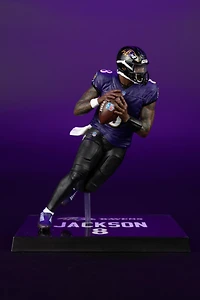 McFarlane Toys SportsPicks NFL Series Baltimore Ravens Lamar Jackson (Alternate Jersey) 7-in Figure