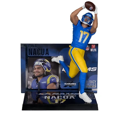 McFarlane Toys SportsPicks NFL Series Los Angeles Rams Puka Nacua 7-in Figure