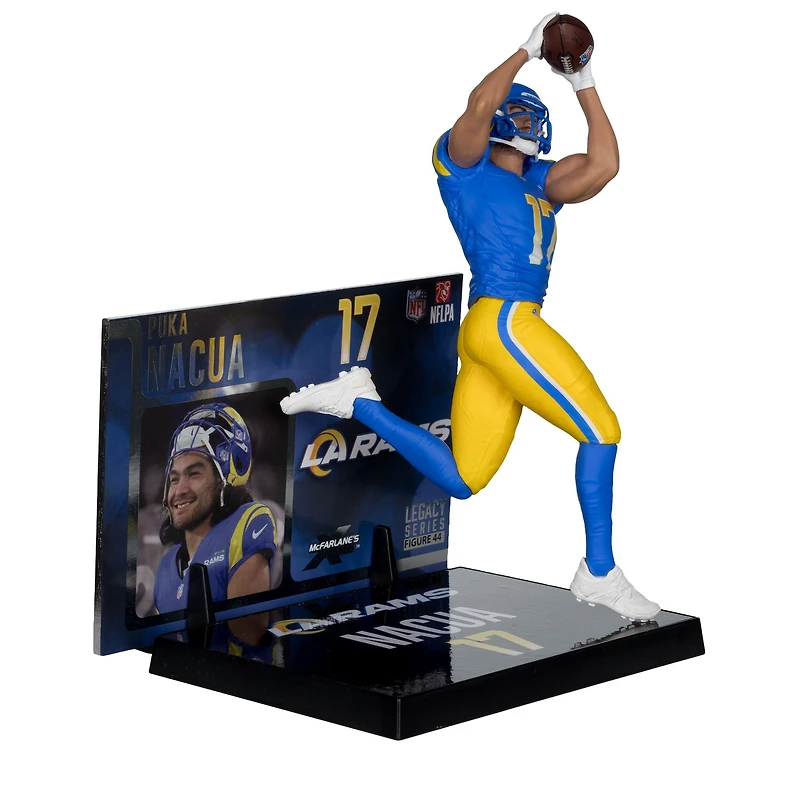 McFarlane Toys SportsPicks NFL Series Los Angeles Rams Puka Nacua 7-in Figure