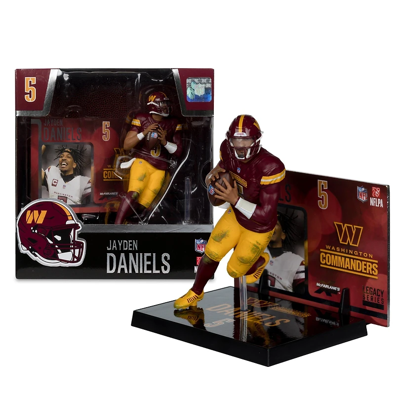 McFarlane Toys SportsPicks NFL Series Washington Commanders Jayden Daniels 7-in Figure