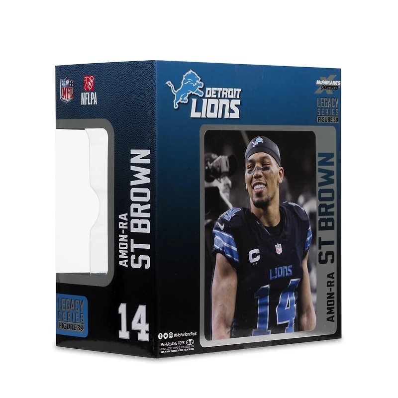 McFarlane Toys SportsPicks NFL Series Detroit Lions Amon-Ra St. Brown 7-in Figure