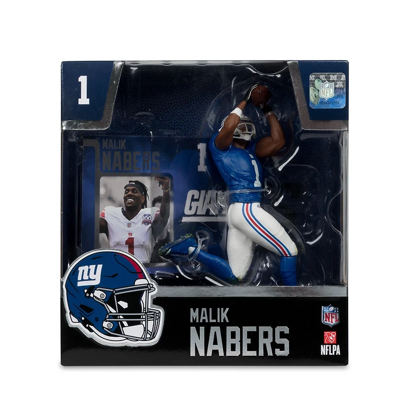 McFarlane Toys SportsPicks NFL Series New York Giants Malik Nabers 7-in Figure