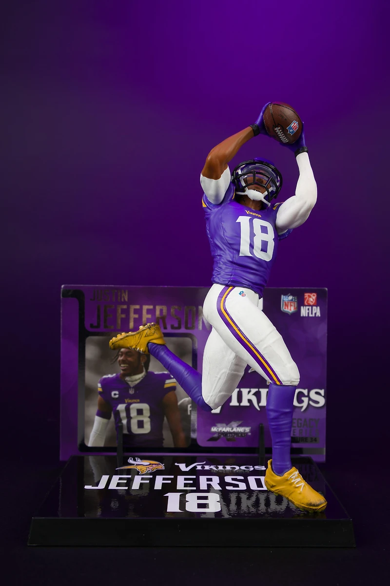 McFarlane Toys SportsPicks NFL Series Minnesota Vikings Justin Jefferson 7-in Figure