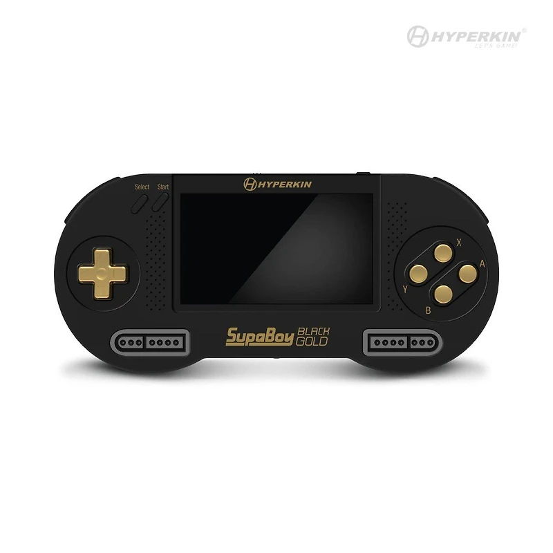 Hyperkin SupaBoy BlackGold Portable Pocket Console for Super NES/Super Famicom