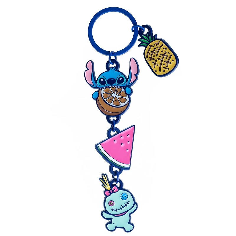 Disney Stitch and Scrump Multi-Charm Keychain GameStop Exclusive