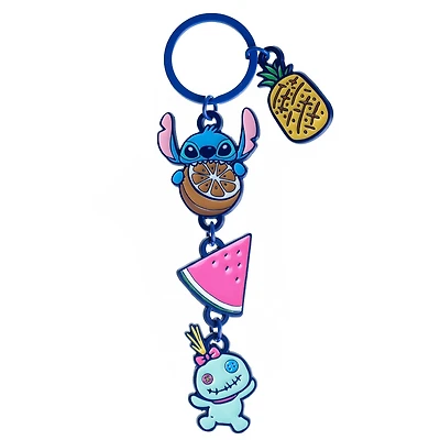 Disney Stitch and Scrump Multi-Charm Keychain GameStop Exclusive