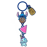 Disney Stitch and Scrump Multi-Charm Keychain GameStop Exclusive