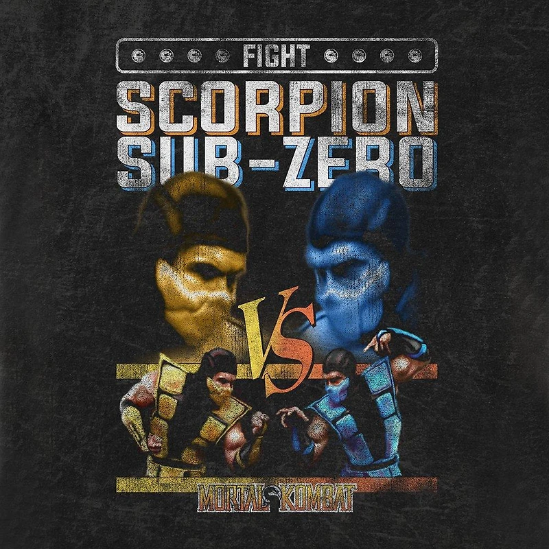 Mortal Kombat Scorpion vs. Sub-Zero Graphic Unisex T-Shirt GameStop Exclusive