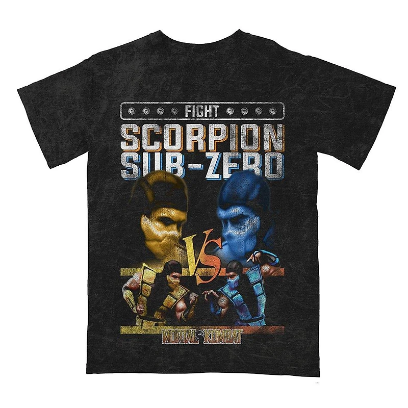 Mortal Kombat Scorpion vs. Sub-Zero Graphic Unisex T-Shirt GameStop Exclusive