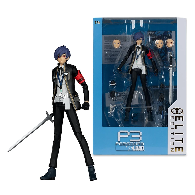 McFarlane Toys Persona 3 Reload Elite Edition Deluxe The Protagonist Makoto Yuki (Issue 5) 7-in Action Figure