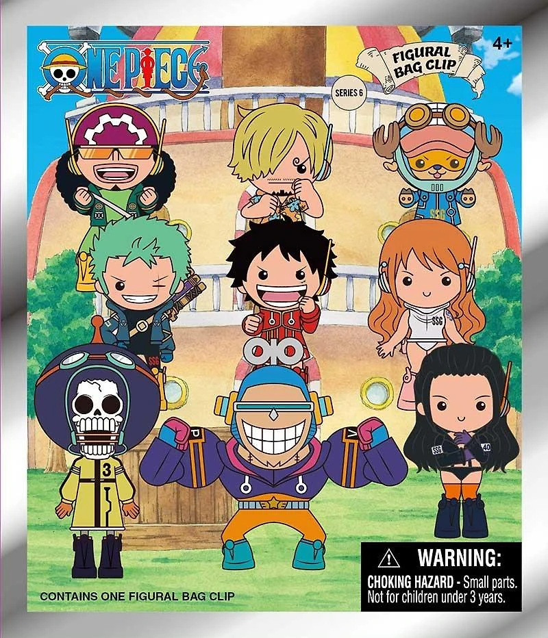 One Piece 3D Foam Bag Clip Blind Bag Series 6 (Styles May Vary)