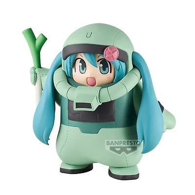 Bandai Spirits Gundam (45th Anniversary) x Hatsune Miku (Zaku Costume) 5.9-in Figure