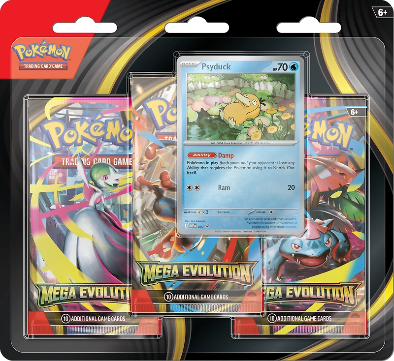 Pokemon Trading Card Game: Mega Evolution Three Booster Blister Pack