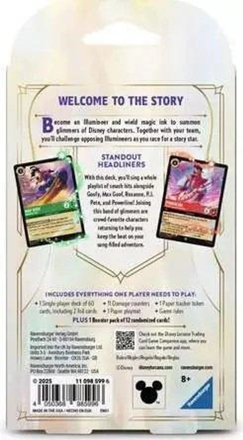 Disney Lorcana: Fabled Chapter 9 Single Player Deck - Emerald, Ruby Max Goof and Powerline