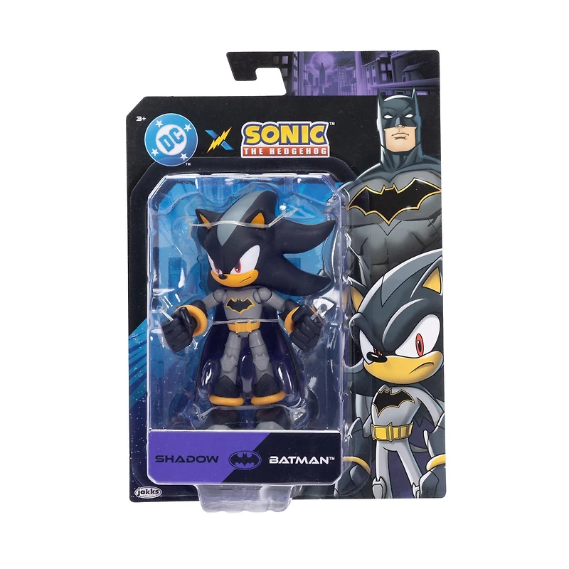 DC Comics x Sonic the Hedgehog Shadow as Batman 5-in Action Figure