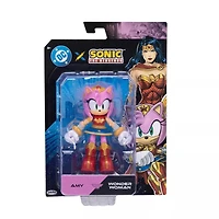 Jakks Pacific DC Comics x Sonic the Hedgehog Amy as Wonder Woman 5-in Action Figure