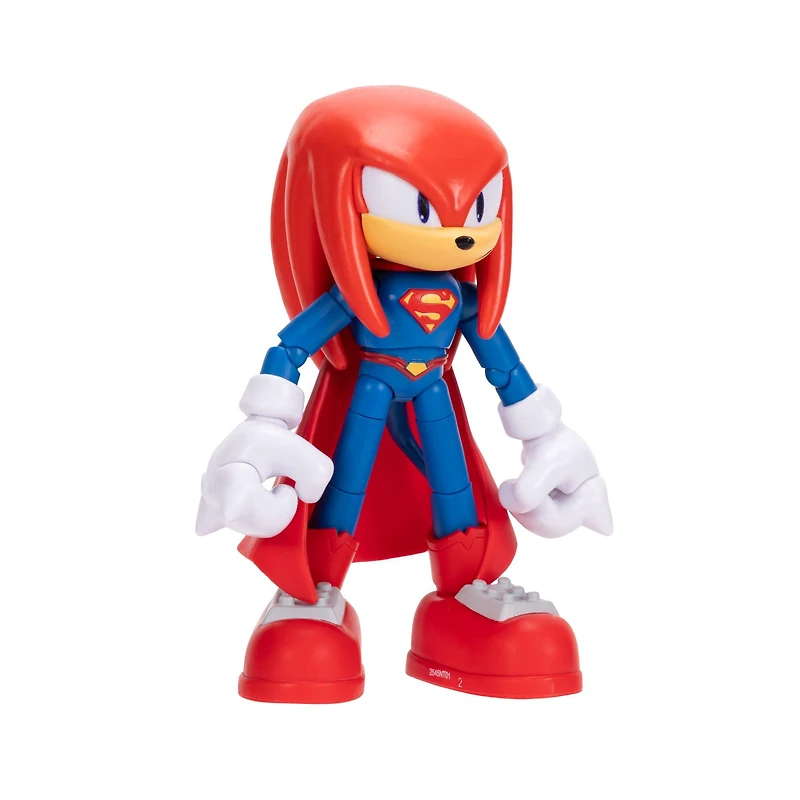 Jakks Pacific DC Comics x Sonic the Hedgehog Knuckles as Superman 5-in Action Figure