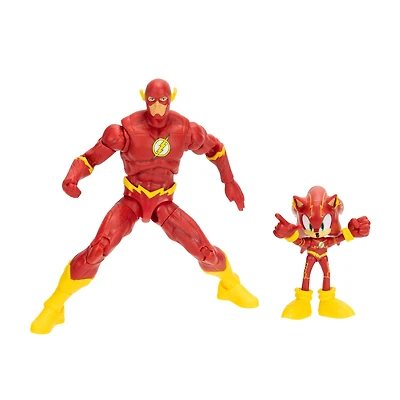 Jakks Pacific DC x Sonic The Hedgehog Sonic and The Flash Figure Set 2-Pack