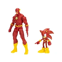 Jakks Pacific DC x Sonic The Hedgehog Sonic and The Flash Figure Set 2-Pack