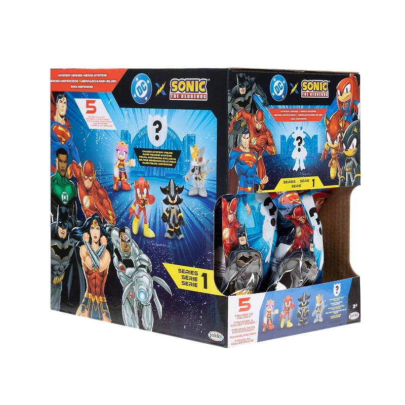 Jakks Pacific DC x Sonic the Hedgehog 2.5-in Figure Blind Bag Wave 1 (Styles May Vary)