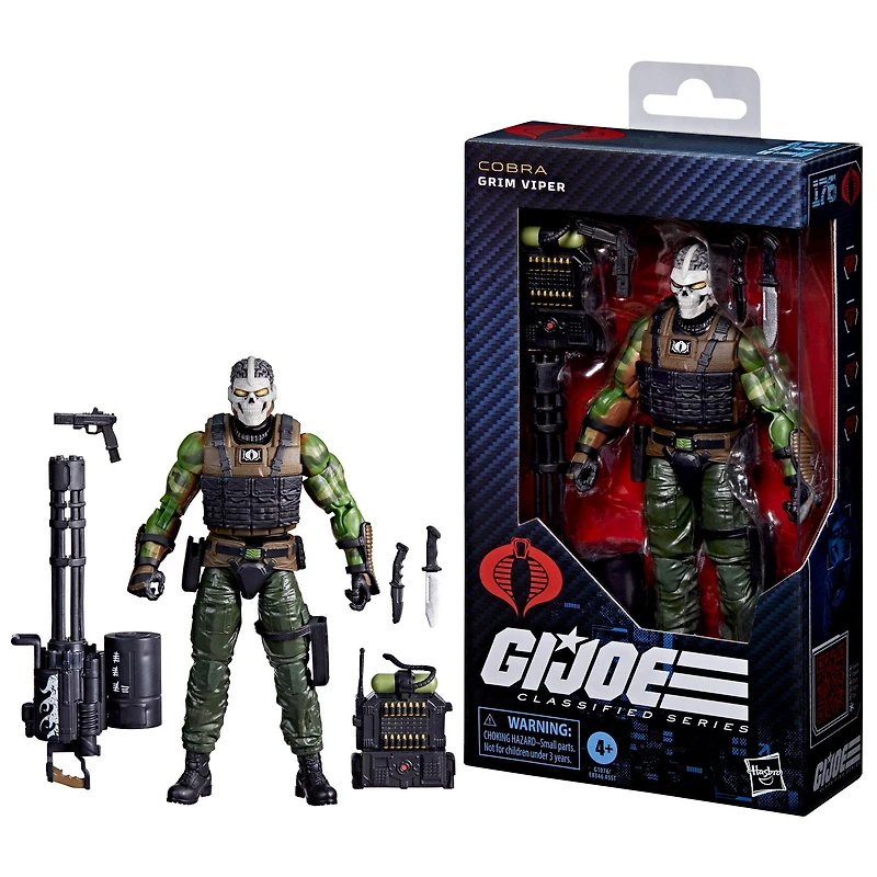 Hasbro G.I. Joe Classified Series Grim Viper 6-in Action Figure