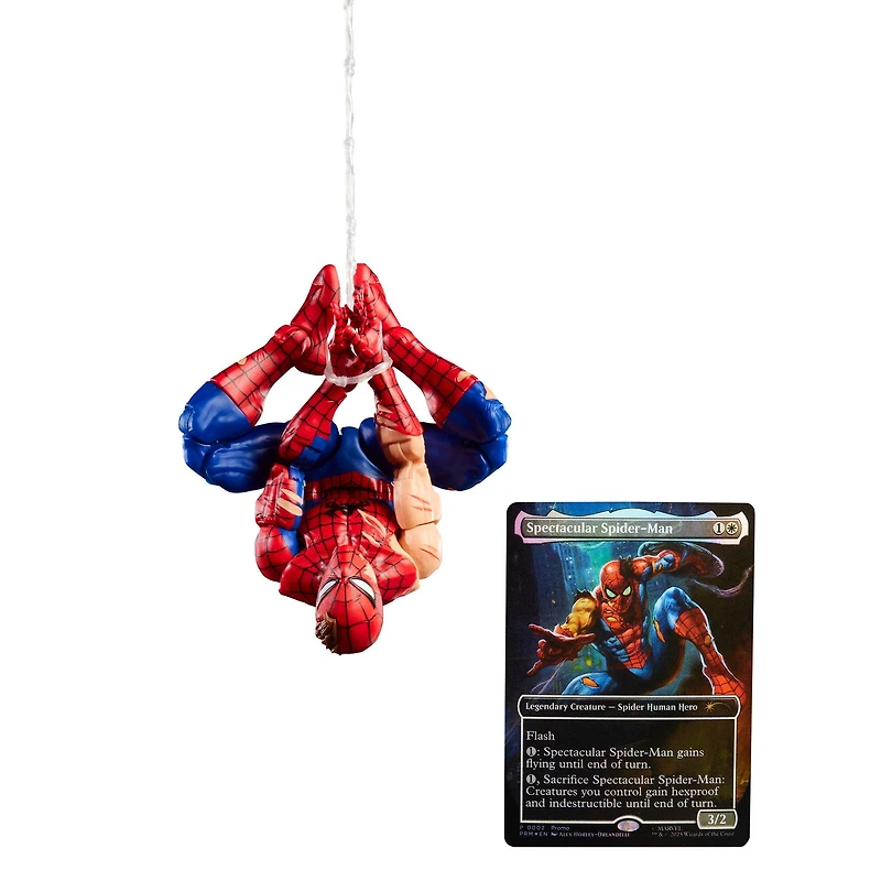Hasbro Marvel Legends Series Magic: The Gathering Battle-Damaged Spider-Man 6-in Action Figure