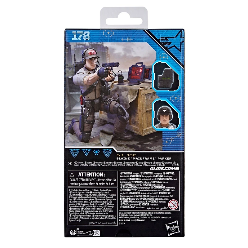 Hasbro G.I. Joe Classified Series Blaine (Mainframe) Parker 6-in Action Figure