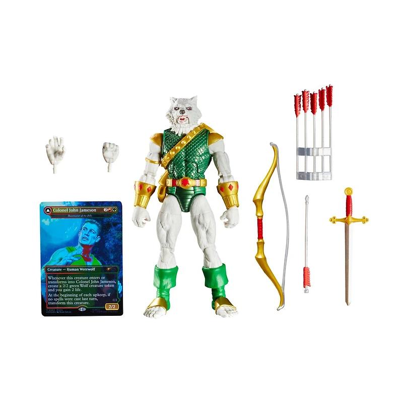 Hasbro Marvel Legends Series Magic: The Gathering Man-Wolf 6-in Action Figure