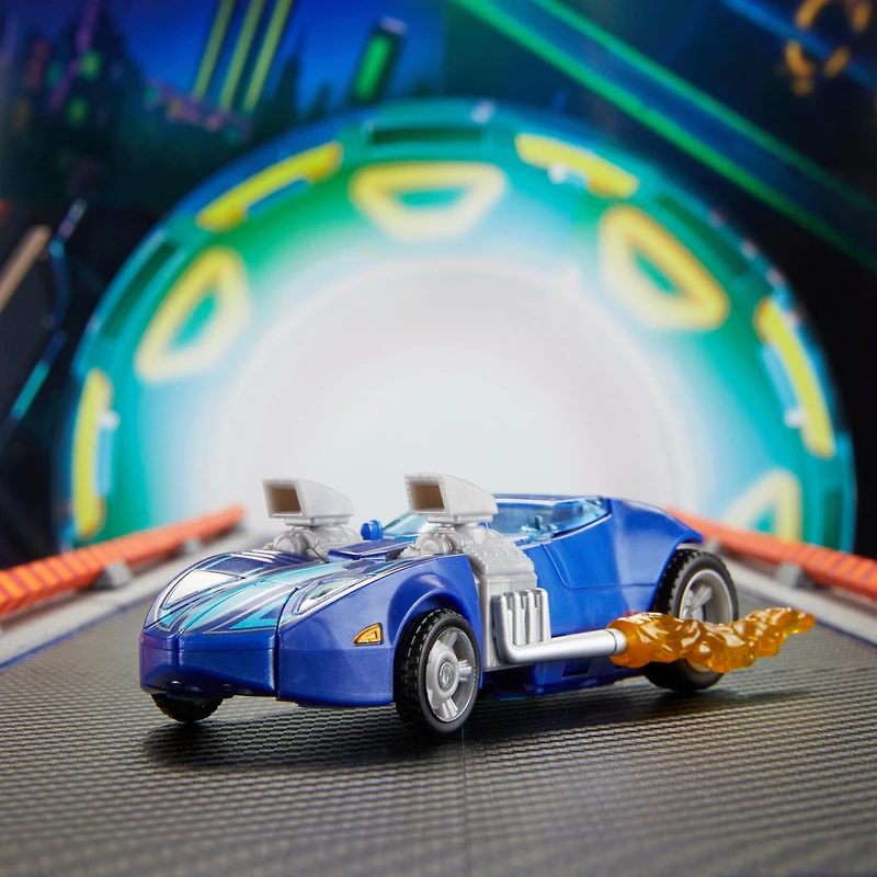 Hasbro Transformers  Deluxe Class Hot Wheels x Transformers Twin Milla 5-In Action Figure