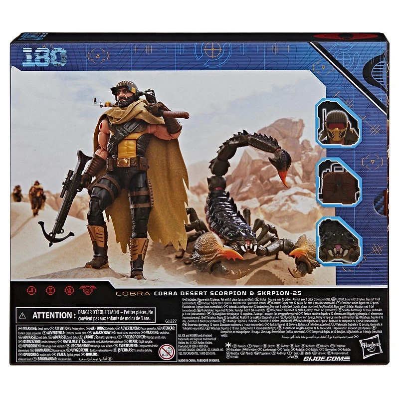 Hasbro G.I. Joe Classified Series Cobra Desert Scorpion and SKRP10N-25 6-in Action Figure