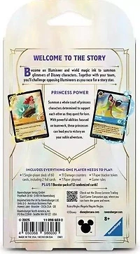 Disney Lorcana: Fabled Chapter 9 Starter Deck - Amber, Sapphire Ariel and Mulan