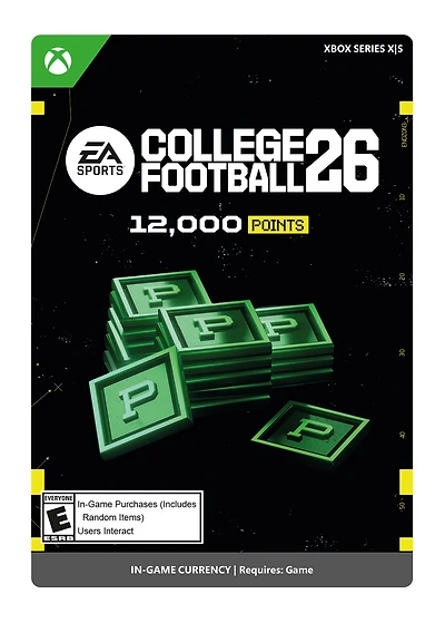 EA SPORTS College Football 26: College Football 12000 Points - Xbox Series X/S