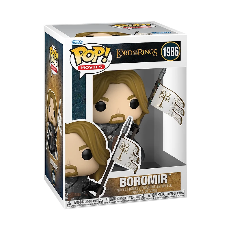 Funko POP! Movies: Lord of The Rings Boromir 3.9-in Vinyl Figure