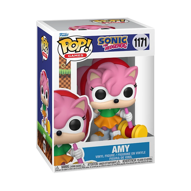 Funko POP! Games: Sonic The Hedgehog Amy (or Chase) 3.8-in Vinyl Figure