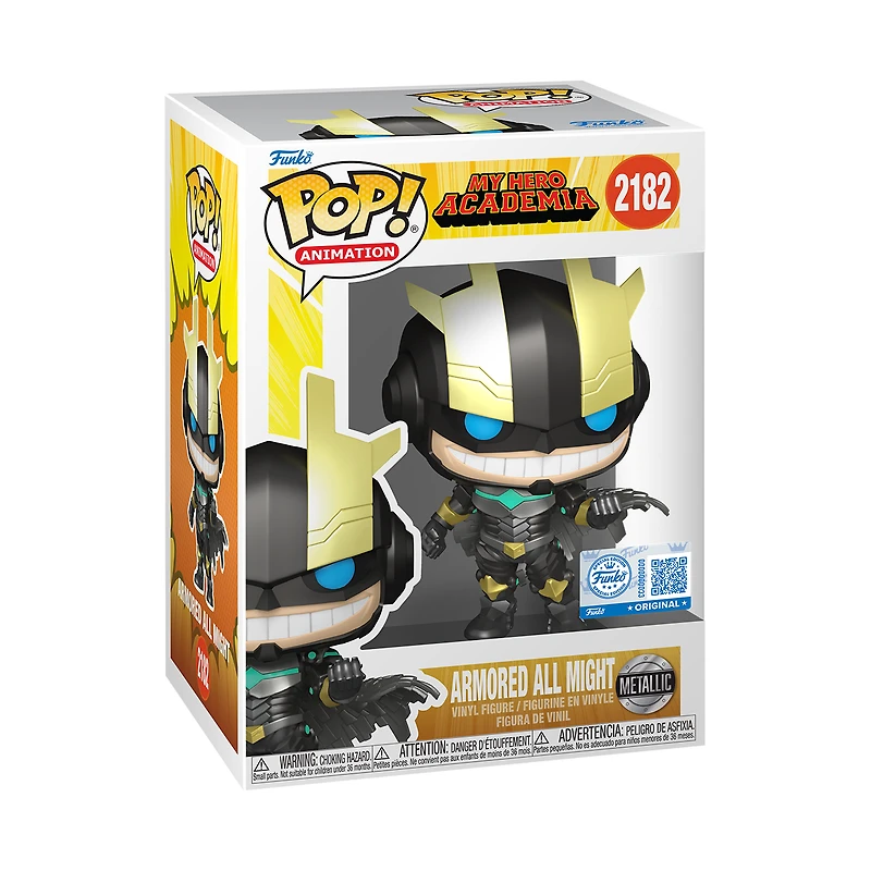 Funko POP! Animation: My Hero Academia Armored All Might 4.7-in Vinyl Figure GameStop Exclusive