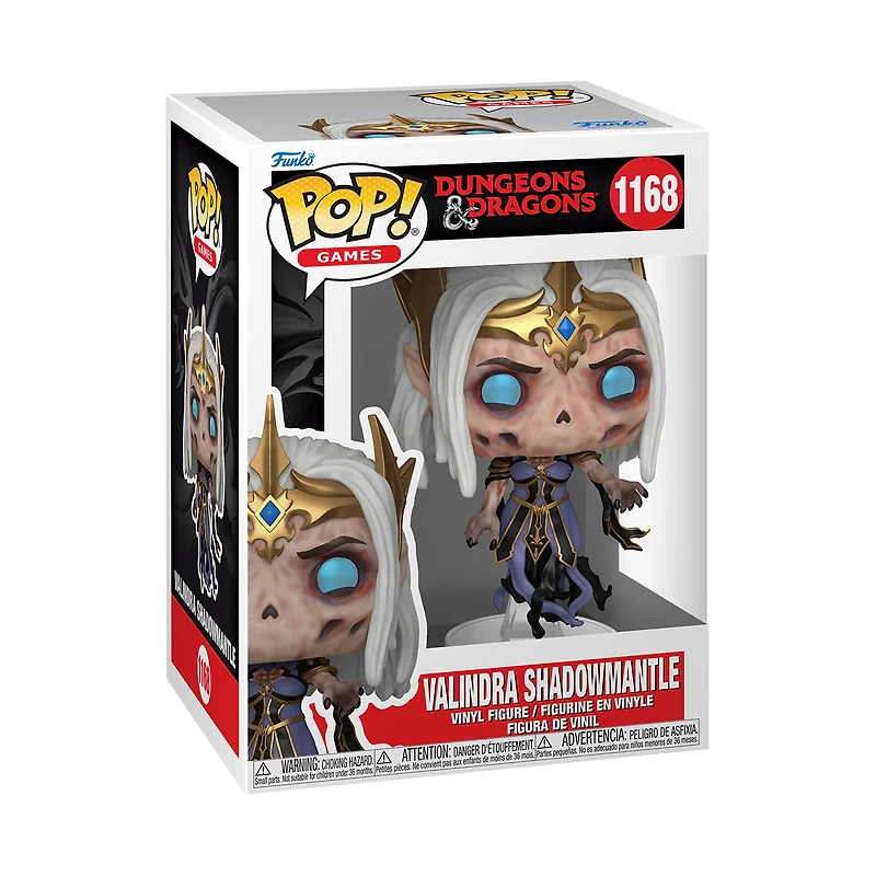 Funko POP! Games: Dungeons and Dragons Valindra Shadowmantle 4.6-in Vinyl Figure