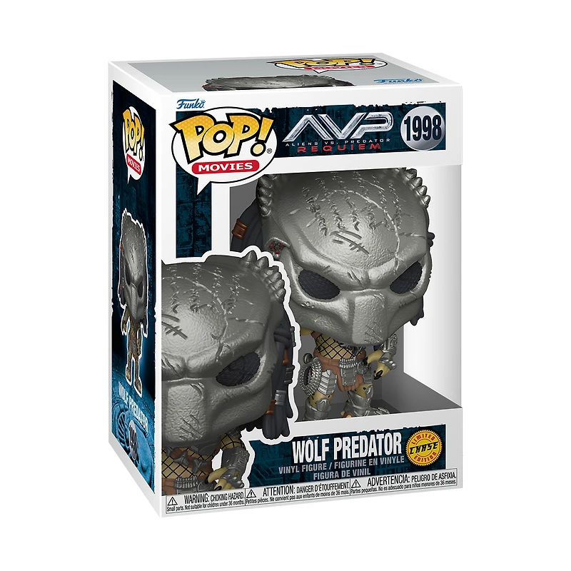 Funko POP! Movies: Predator Wolf Predator (or Chase) 4.3-in Vinyl Figure