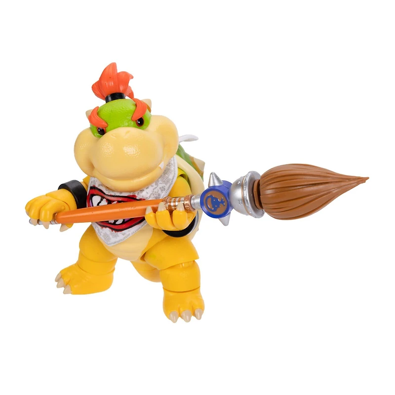 Jakks Pacific The Super Mario Galaxy Movie Series Bowser Jr. 5-in Figure with Paint Brush Accessory