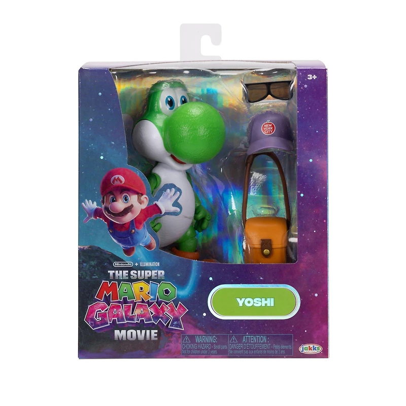 Jakks Pacific The Super Mario Galaxy Movie Series Yoshi 5-in Figure