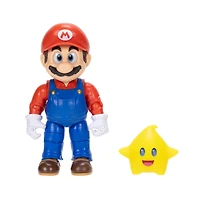 Jakks Pacific The Super Mario Galaxy Movie Series Mario 5-in Figure with Luma Star Accessory
