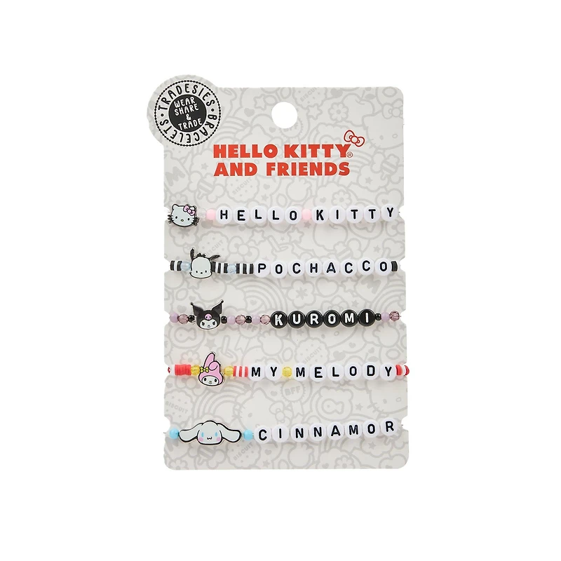 Hello Kitty and Friends Beaded Bracelet 5-Pack Set GameStop Exclusive