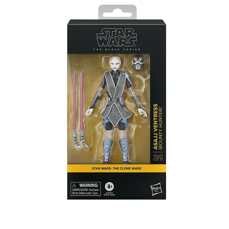 Hasbro Star Wars: The Vintage Collection Asajj Ventress Bounty Hunter (The Clone Wars) 6-in Action Figure